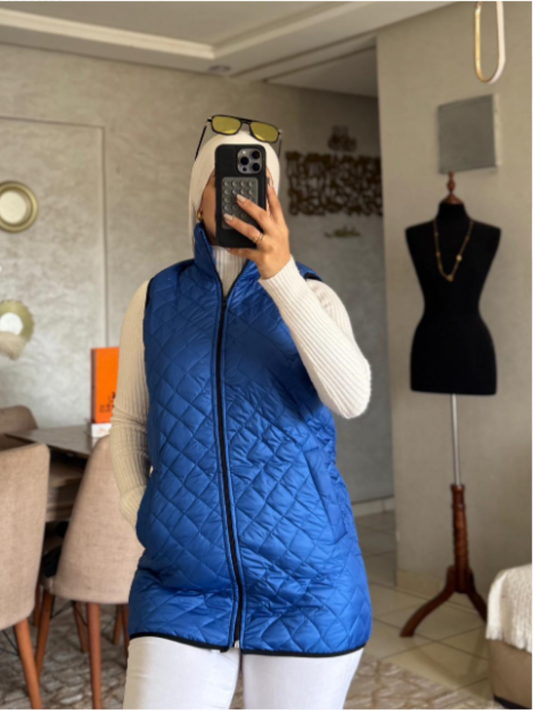 Doudoune Sans Manches Femme Matelassée – Gilet Léger & Élégant