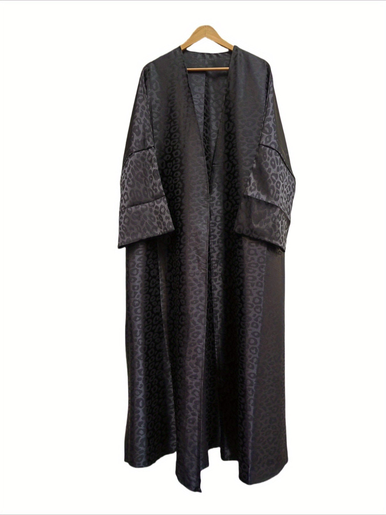 Grandes tailles - Abaya élégante grande taille à imprimé léopard